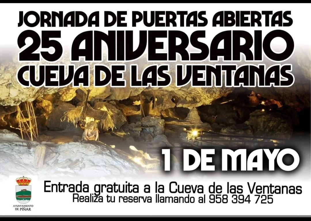 Jornadas de puertas abiertas, 25 aniversario Cueva de las Ventanas Jornadas de puertas abiertas, 25 aniversario Cueva de las Ventanas