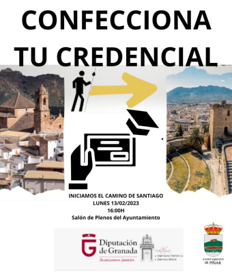 Confecciona tu credencial. Camino de Santiago 2023