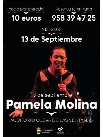Concierto de Pamela Molina. Auditorio Cueva de las Ventanas de Píñar
