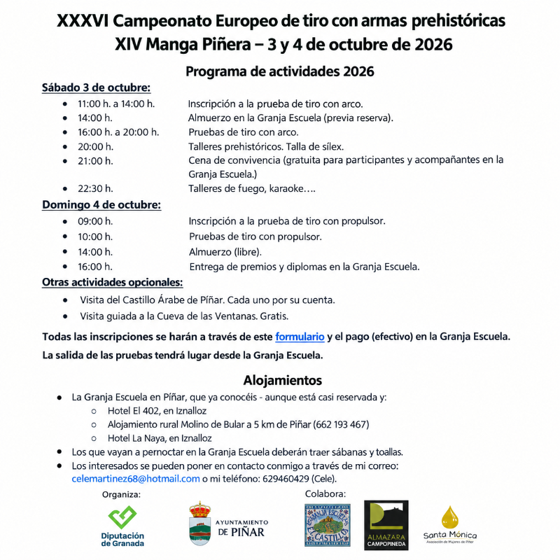 cartel del evento