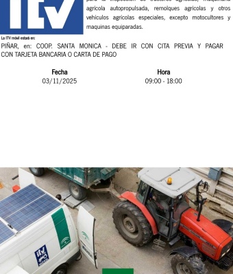 Anuncio visita ITV móvil