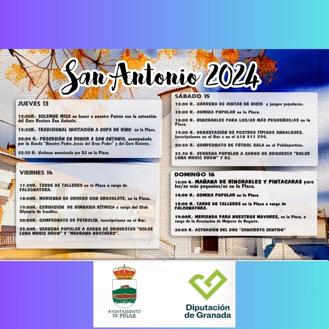 Fiestas en honor a  San Antonio 2024
