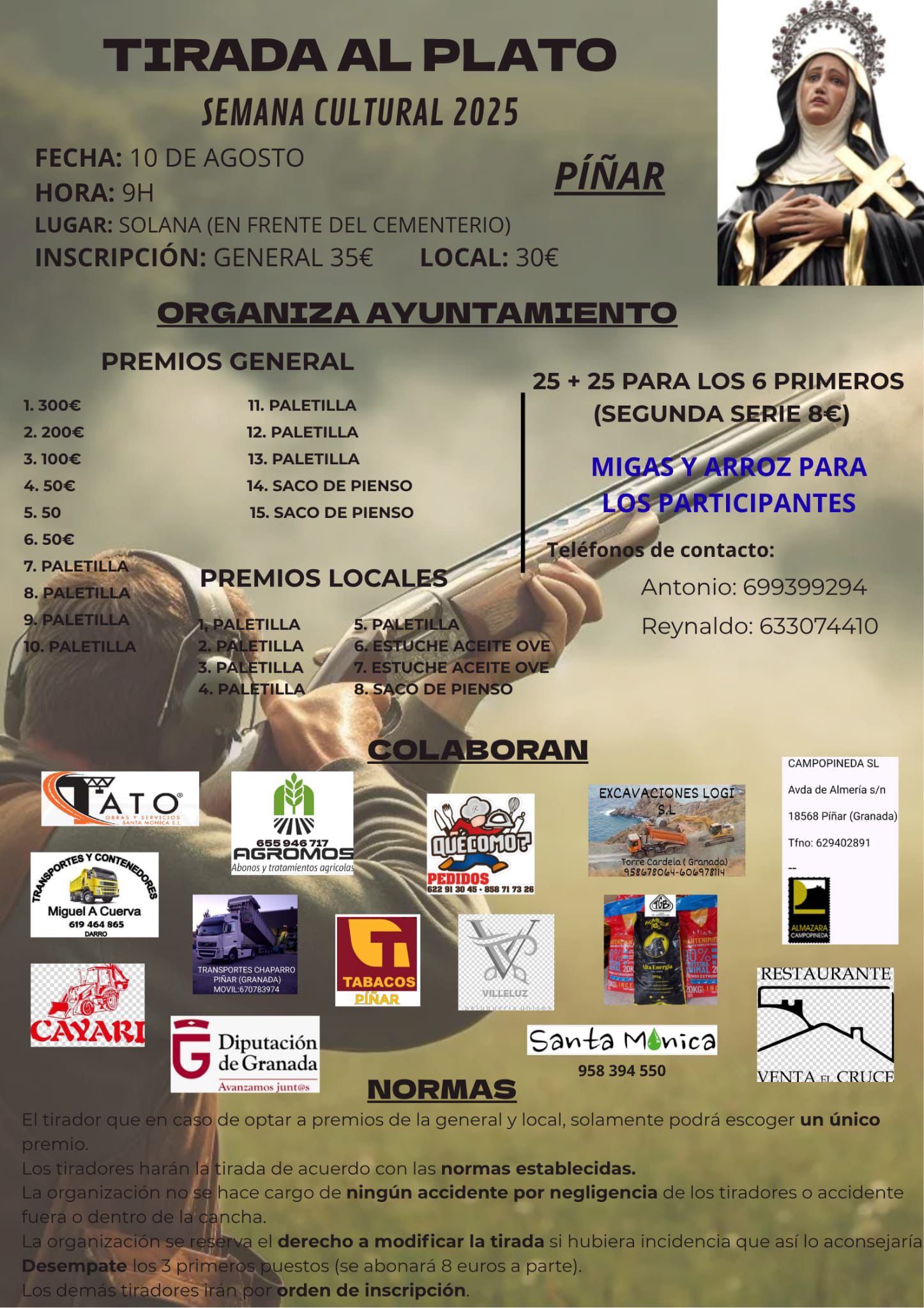 Tiro al plato. Semana Cultural de Píñar 2025